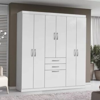 Guarda Roupas Casal 7 Portas 2 Gavetas Lisboa Aramóveis