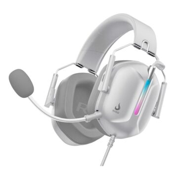 Headset Gamer Rise Mode G1 Special Edition White, Driver 50mm, USB e 3.5, Branco - RM-HS-G1SE-W