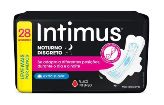 Intimus Absorvente Dia & Noite - 28 Unidades (Embalagem pode variar)