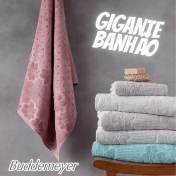 Jogo De Toalhas Buddemeyer Lollipop Gigante Banhão 5 Peças