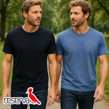 Kit 2 Camisetas Básicas Reserva