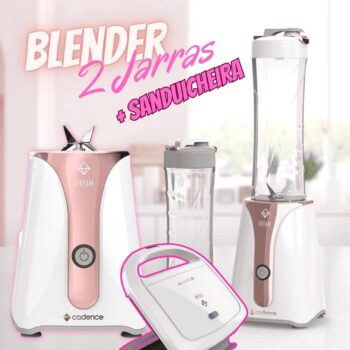 Kit Cadence Dream Rosé Gold - Blender e Sanduicheira - 127V