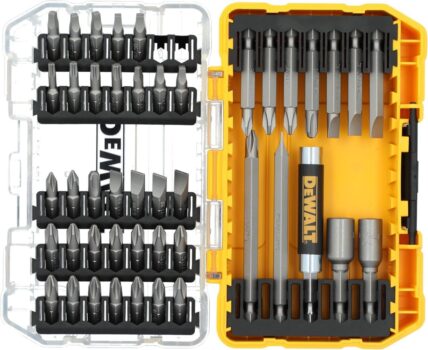 Kit de chaves de fenda DEWALT DW2166, com estojo, cinza/prata, 45 peças