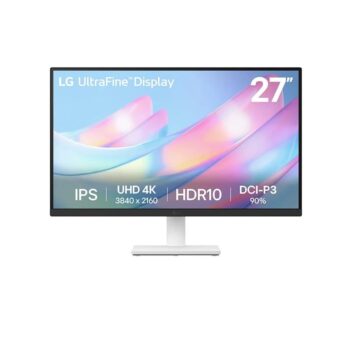 Monitor LG UltraFine Smart 4K 27" UHD IPS, HDR10, DCI-P3 90%, Dynamic Action Sync - 27US500-W.