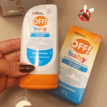 OFF! Baby Repelente de Mosquito com Icaridina, Protege por até 6h, Loção em Gel 117g