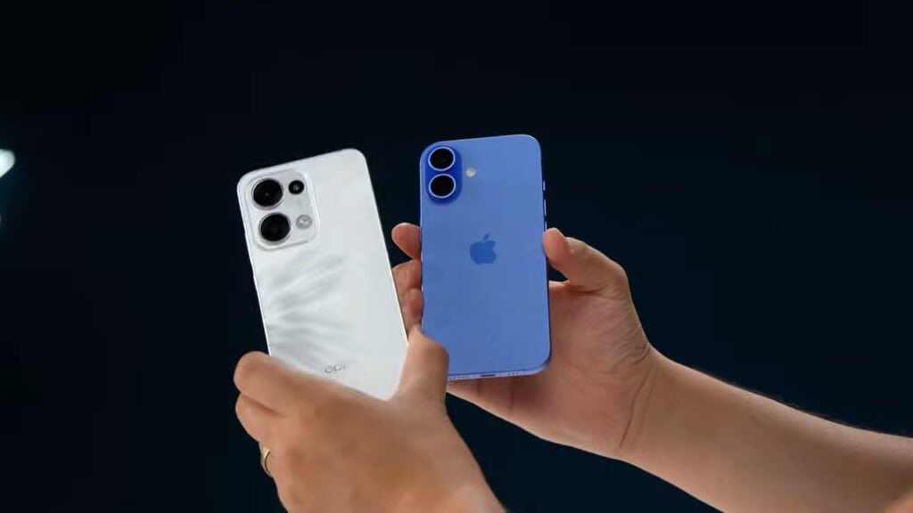 Oppo Reno 13 vs iPhone 16: Vale a Pena Escolher o Android Mais Barato? Oppo Reno 13 vs iPhone 16: Vale a Pena Escolher o Android Mais Barato?
