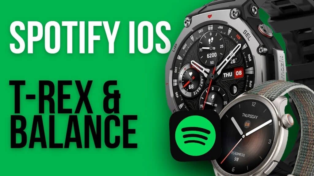 Agora é Oficial: Spotify Liberado para iPhone no AMAZFIT! Agora é Oficial: Spotify Liberado para MFit no iPhone!