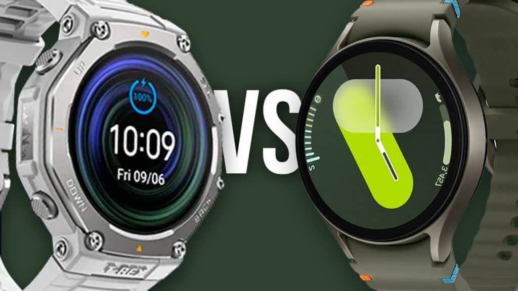 Comparativo: T-Rex 3 Raz Grey vs Galaxy Watch 7 – Qual vale mais a pena? Comparativo: T-Rex 3 Raz Grey vs Galaxy Watch 7 – Qual vale mais a pena?