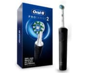Promotop: As melhores Promoções,cupons e descontos! Oral-B PRO Series 2, Escova de Dentes Elétrica, Cabeça Redonda, Advanced Clean, Preta