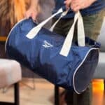 Promotop: As melhores Promoções,cupons e descontos! Mala Unissex Reebok Plyo 2 Esportiva Academia Dia A Dia Cor Azul/branco