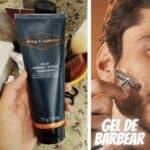 KING C. GILLETTE, Gel de barbear transparente, 170ml, para uso com aparelho de barbear, um barbear preciso, para delinear