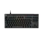 Teclado Gamer Logitech G PRO X TKL RAPID, Switches Magnético-analógicos, Modo Rapid Trigger, Layout US, Preto – 920-013131