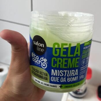 Salon Line, Gelacreme, #todecacho, Fixação Ultra Extraordinária, Vegana - Para Cabelos Ondulados, Cacheados e Crespos