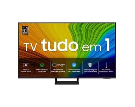 Smart TV Samsung QLED 4K 55" Polegadas 55Q70D 2024, Processador com AI, Gaming Hub, Alexa built in e Wi-Fi
