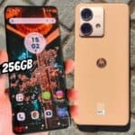 Smartphone Motorola Edge 40 Neo 5G Peach Fuzz 256GB 10GB (8GB RAM + 2GB Ram Boost) 50MP Ultra-Pixel AI Camera IP68 NFC