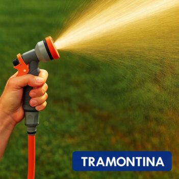 Tramontina Hidropistola 6 tipos de jato para Engate Rápido Multifunção