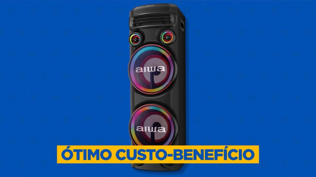 Torre de Som AIWA T2W-02: Vale Mais a Pena que a JBL Boombox? Torre de Som AIWA T2W-02: Vale Mais a Pena que a JBL Boombox?