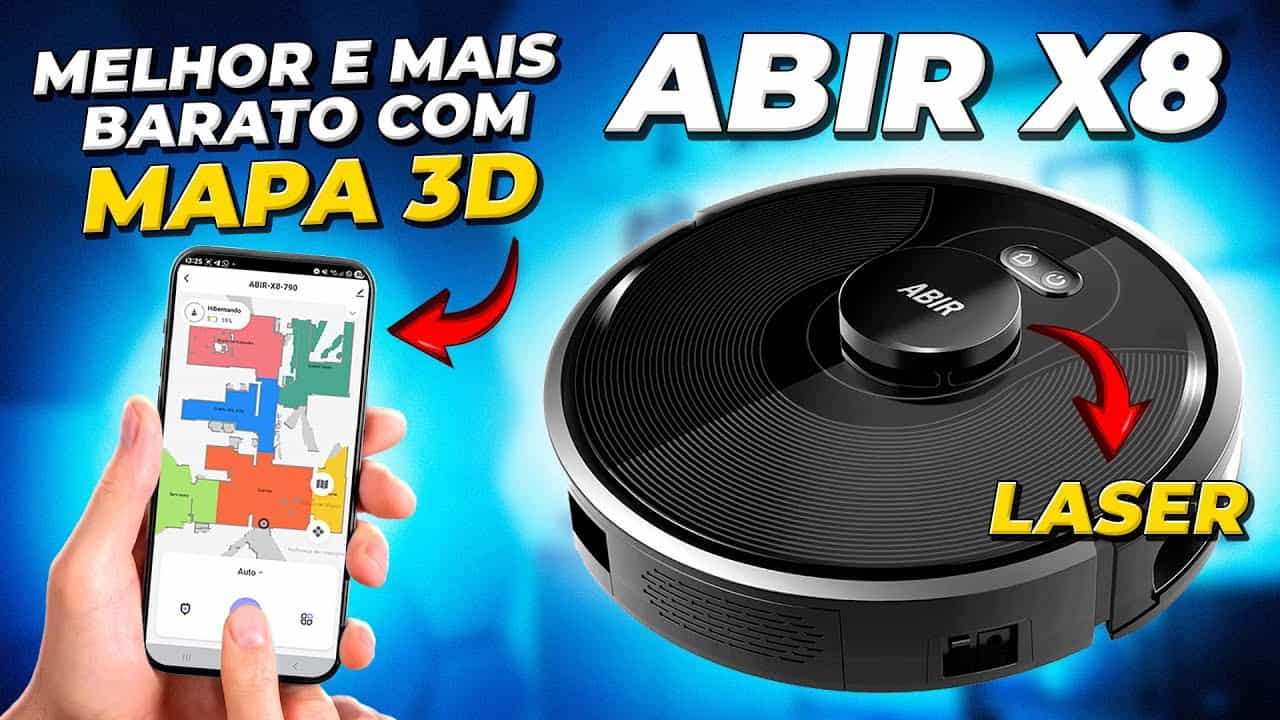 Abir X8: O Melhor Aspirador Robô com Mapa 3D e Funções Avançadas em 2025 Abir X8: O Melhor Aspirador Robô com Mapa 3D e Funções Avançadas em 2025