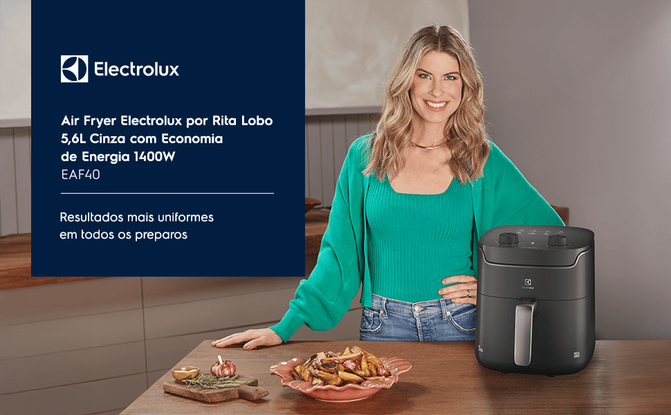 Airfryer Electrolux Rita Lobo AF40 – Vale a Pena? Review Completo Airfryer Electrolux Rita Lobo AF40 – Vale a Pena? Review Completo