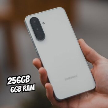 Celular Samsung Galaxy A36 5G 256GB, 6GB RAM, Câmera 50MP, IP67, Super AMOLED 6.7", Recursos AI, Branco