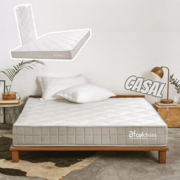 Colchão Casal Ortopédico D33 Vácuo 138x188x17cm Bf Colchões