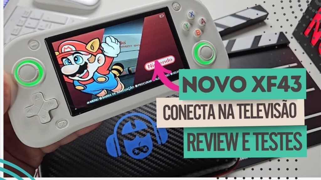 Console Portátil XF43: Vale a Pena para Jogar na TV? Console Portátil XF43: Vale a Pena para Jogar na TV?