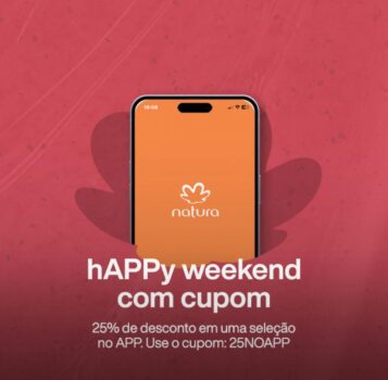 CUPOM NATURA - 25% off sem mínimo no APP Natura!