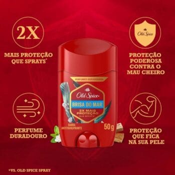 Desodorante em Barra Antitranspirante Old Spice Mar Profundo - 50g