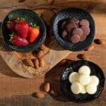 Conjunto com 6 Ramequim Médio Juta Black Sand Ø11×2,2cm 57ml – Porto Brasil – Porto Brasil Cerâmica