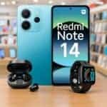 Fone + Relógio + Xiaomi Redmi Note 14 Dual Sim 256gb 8gb Ram