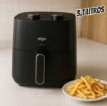 Promotop: As melhores Promoções,cupons e descontos! Fritadeira De Ar Petit Fry Elétrica 3.7l Preta Elgin Cor Preto