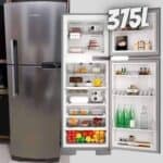 Geladeira Brastemp Frost Free Duplex 375L Inox com - 220V