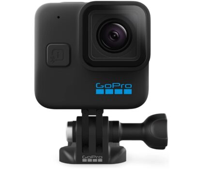GoPro HERO11 Black Mini - Câmera de Ação Compacta à prova d'água 10m, Vídeo Ultra HD 5.3K60, Captura de quadros de 24,7MP, Transmissão ao vivo 1080p, Hypersmooth 5.0, TimeWarp 3.0 em 5.3k