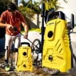 Lavadora de Alta pressão Kärcher Compacta 1500 PSI/Libras 1400W 300L/h com Aplicador de Detergente e Lança Regulável 127v