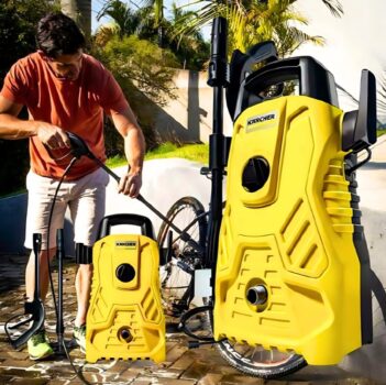 Lavadora De Alta Pressão Kärcher Compacta 1500psi 1400w Cor Amarelo 127V