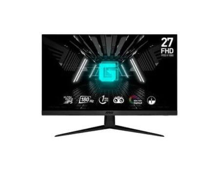 Monitor Gamer MSI G2712F 27" FHD, Tela Flat, IPS Ultra rápido, 180Hz, 1ms, DP e HDMI, Anti-reflexo, Preto - 9S6-3CD61T-002