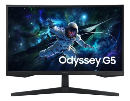 Monitor Gamer Samsung Odyssey G5, 27 , Qhd, 165hz Cor Preto