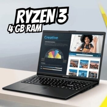Notebook Asus Vivobook Go 15 E1504fa Amd Ryzen 3 7320u 4gb Ram 128gb Ssd Linux Keepos Tela 15,6 Fhd Black - Nj1291