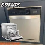 Lava Louças 8 Serviços Brastemp Cinza – BLF08BS