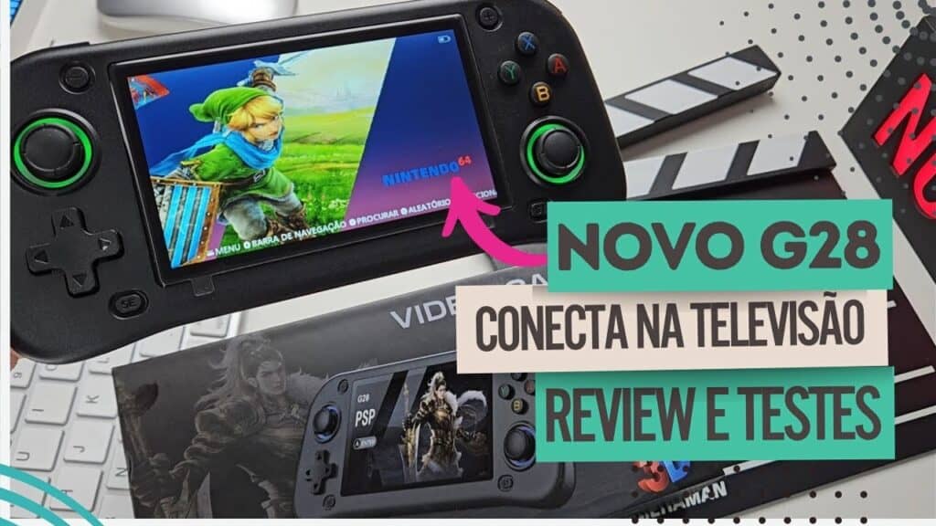 Console Portátil G28: Um Novo Rival Barato Que Conecta na Televisão Console Portátil G28: Um Novo Rival Barato Que Conecta na Televisão