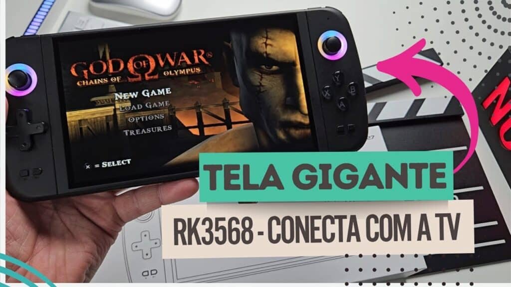 SJGAM M27: Console Portátil com Tela Gigante e Excelente Custo-Benefício SJGAM M27: Console Portátil com Tela Gigante e Excelente Custo-Benefício