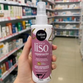 Salon Line, Spray Defrizante, Meu Liso, Reparação, Vegano - Para Cabelos Lisos, 240ml