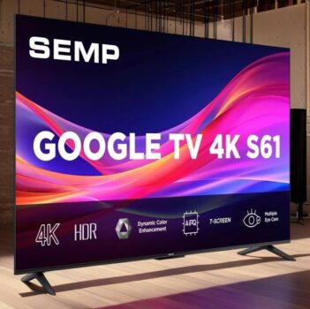 Smart TV 50" Google TV LED Ultra HD 4K TCL 50S61 3 HDMI 1 USB Bluetooth HDR10 Bivolt - Semp