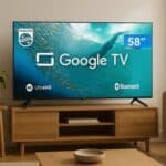 Smart TV 58" 4K UHD D-LED Philips Série 7019 58PUG7019/78 Wi-Fi Bluetooth Google Assistente 3 HDMI 2 USB