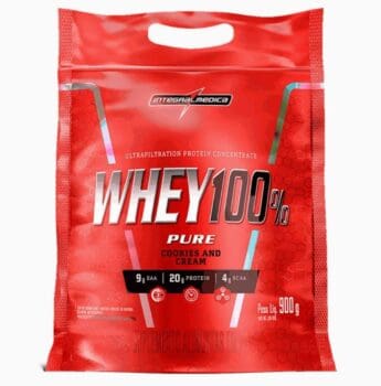 Whey 100% Cookies And Cream Pouch 900G, Integralmedica, 900G
