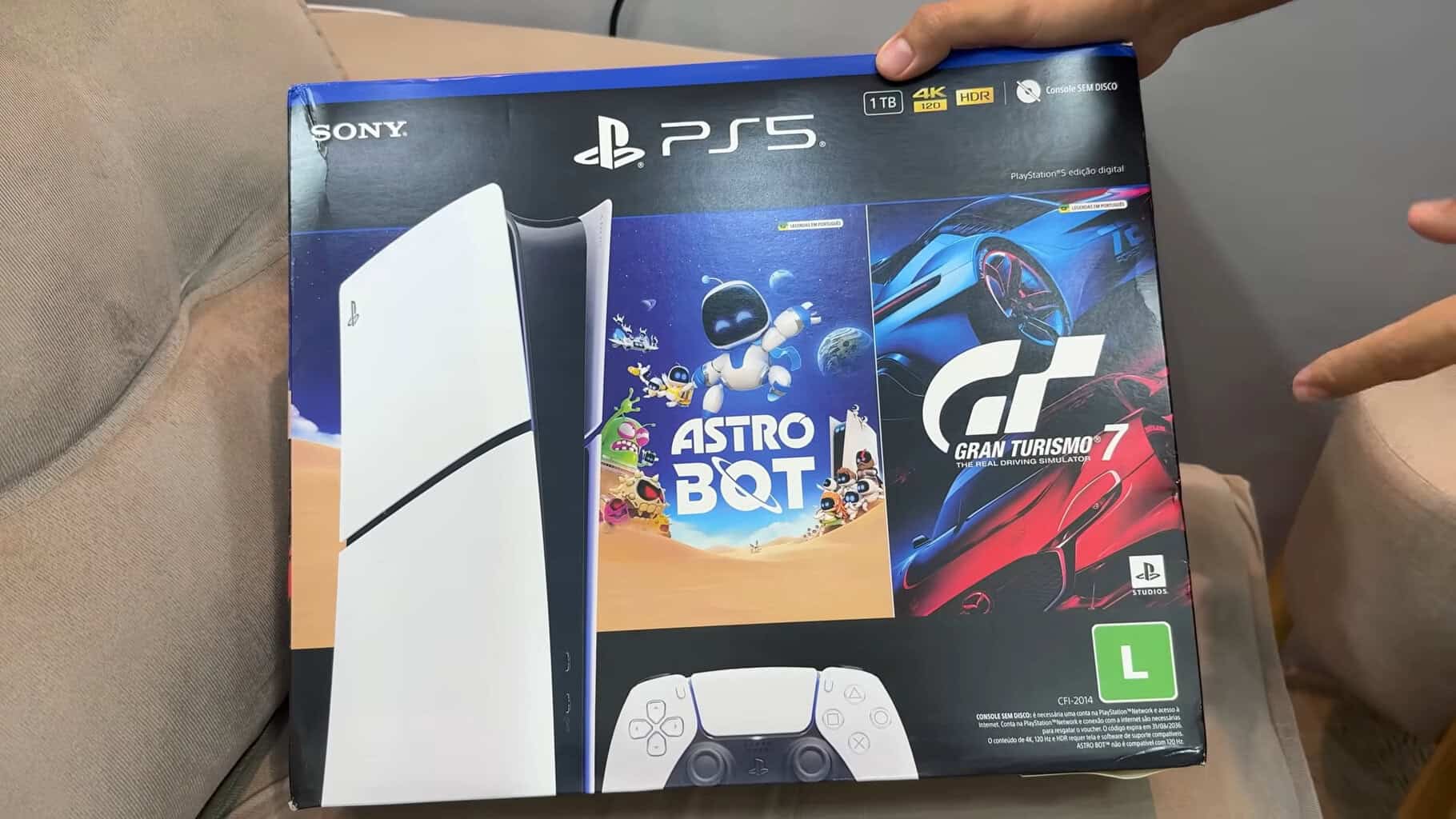 PS5 Slim Digital com Astrobot e Gran Turismo no AliExpress: Unboxing, Impressões e Vale a Pena? PS5 Slim Digital com Astrobot e Gran Turismo no AliExpress: Unboxing, Impressões e Vale a Pena?