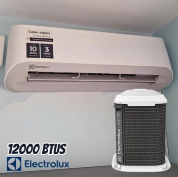 Ar Condicionado Split Hi Wall On/off Electrolux color branco 12000 Btus Frio