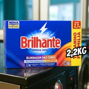 Brilhante Limpeza Total - Sabão em Pó, 2,2kg