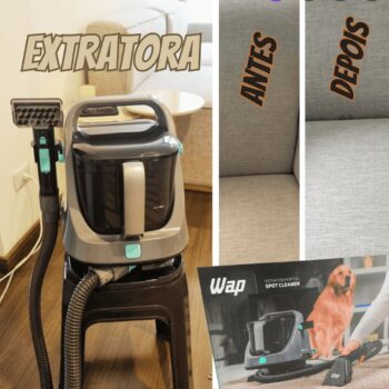 Extratora e Higienizadora Portátil WAP Spot Cleaner 1600W de Potência - Pulveriza, Esfrega e Extrai - 220v