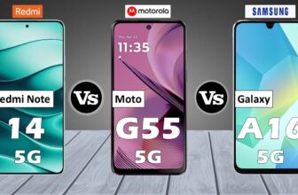 Artigos Galaxy A16 vs Redmi Note 14 vs Moto G55: Qual Tem a Melhor Bateria em 2025?